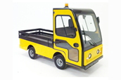 Flat Bed Buggy with cab and wooden sides