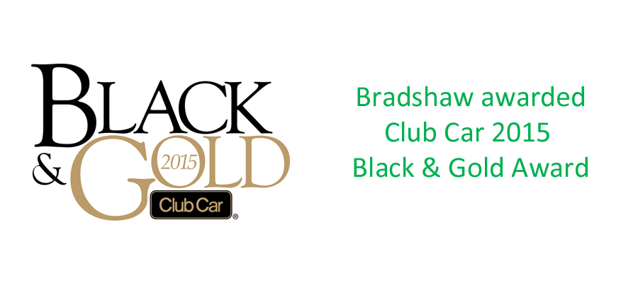 Club Car Black & Gold Award